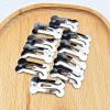 Dog Bone Hair Clips Metal Snap Barrettes for Women Girls Silver Bones Hair Clip Y2K Accessories Non Slip Dog Bone Barrette Hairpin Halloween Costumes Cosplay Clips 10Pcs view 4