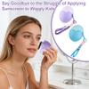 2PCS Sunscreen Applicator, Jaxbo BPA-Free Refillable Roll on Sponge Sunscreen, Suncream & Lotion Applicator For Kids, Adults & Families, Perfect Size for Travel view 2