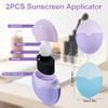 2PCS Sunscreen Applicator, Jaxbo BPA-Free Refillable Roll on Sponge Sunscreen, Suncream & Lotion Applicator For Kids, Adults & Families, Perfect Size for Travel view 4