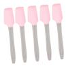 DEARMAMY 5pcs Cosmetic Wax Spatula Set Curved Silicone Applicators for Hand and Foot Care Non-stick Waxing Tools for Home Salon Use view 1