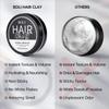 BOLI Hair Clay for Men, All Day Strong Hold Pomade, Texturizing & Matte Finish, Styling Paste for Medium, Thick, Straight, or Wavy Hair (120g) view 4