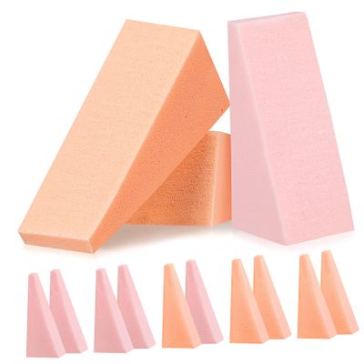 Beaupretty 96pcs Makeup Sponges for Powder Application Blending Sponges Nude Colors for All Skin Types Makeup