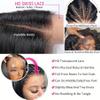 13x4 HD Lace Front Bob Wigs Human Hair Jerry Curly Pre Plucked Short Curly Bob Wig Human Hair Transparent Lace Frontal Bob Wigs for Black Women Natural Black 12 Inch view 2