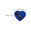 HORIALENCE Heart Shaped Pencil Sharpener 60Pcs Eyeliner and Eyebrow Pencil Sharpener Manual Makeup Lid Easy to Use for School and Office view 2