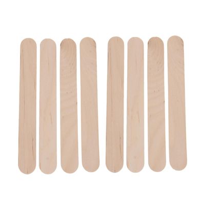 SAFIGLE 50pcs Face Hair Removal Wax Applicator Sticks Wooden Tongue Depressors for Safe Easy Waxing
