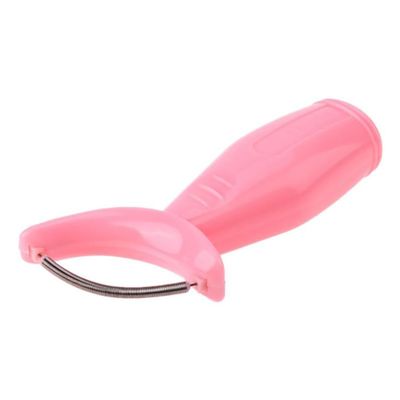 NIOMICO 1PC Facial Hair Remover Spring Threading Hair Removal Wand Ergonomic Handle Facial Epilator Removes from The Roots(Pink)