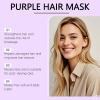 AMALIA Purple Hair Mask, Color Toning Treatment, Neutralizes Yellow Tones, Moisturizing Hair Care, 3.53 oz view 3