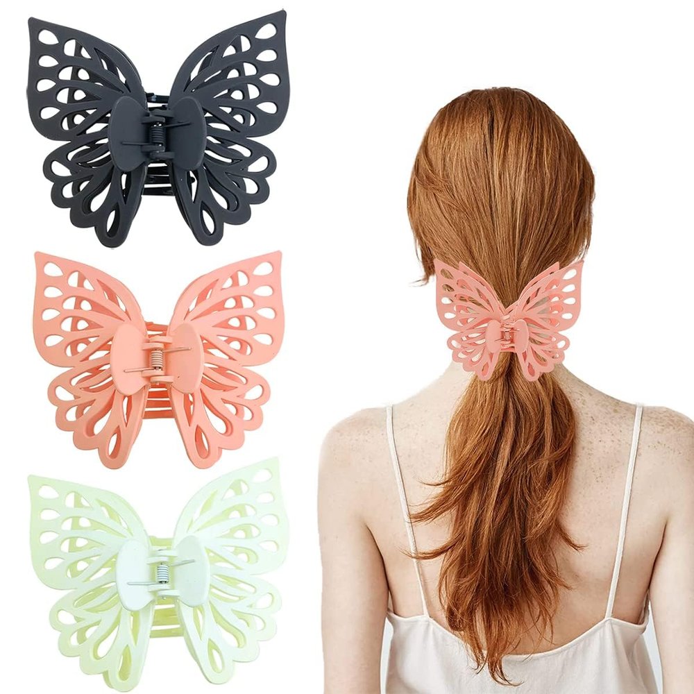 3 PCS Claw Clips for Women Matte Hair Clips