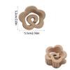 8 Pack Matte Rose Hair Claw Clips Hair Jaw Clips for All Hair Types view 2