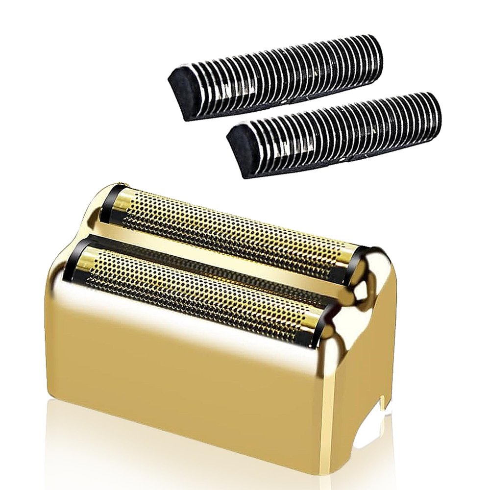 1 pack Professional Replacement Foil and Cutters for BaBylissPRO Barberology Double Foil Shaver, Compatible with BaBylissPRO Barberology FXFS2 ShaverGold