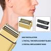 1 pack Professional Replacement Foil and Cutters for BaBylissPRO Barberology Double Foil Shaver, Compatible with BaBylissPRO Barberology FXFS2 ShaverGold view 3