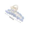 3 PCS Jelly Heart Shaped Hair Clips Large Acrylic Claw Clips view 2