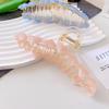 3 PCS Jelly Heart Shaped Hair Clips Large Acrylic Claw Clips view 3