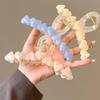 3 PCS Jelly Heart Shaped Hair Clips Large Acrylic Claw Clips view 4