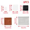 YUYUDEHM 6 Pack Pocket Cosmetic Bag, 10 PCS PVC Jewelry Pouches, Portable Travel Makeup Bag for Cosmetics Headphones Coin Jewelry view 2