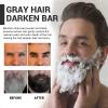 OUHOE Gray Hair Reverse Bar Soap, Natural Melanin Gray Hair Reverse Bar Shampoo for Women and Men, Deep Scalp Cleansing & Strengthening, Hair Darken Bars with Ginseng & Black Sesame (1pc) view 4