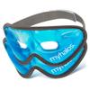 MyHalos Gel Mask - Reusable Cooling Eye Mask with Adjustable Straps - Cold Mask for Puffy Eyes, Dark Circles and Hangovers - Face Ice Pack Compress for Sinus, Headaches (Blue, (Pack of 2)) view 1