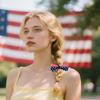 3Pcs 4th of July Hair Bows for Girls,American Flag Hair Accessories Patriotic Hair Bows Hairgrips Fourth of July Red White Blue Hair Clips for Women view 4