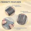 BOROLA Bamboo Charcoal Oil Blotting Paper for Face 200 Sheets Replacement Packs, Soft Absorbing Pads for Face Shine Control, Portable Oil Absorbing Tissues for Oily Skin, Design for Men & Women view 4