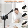 Professional Facial Steamer, Black Facial Steamer Upgrade PTC Heating, Esthetician Steamer Hot Mist Face Steamer for Salon Spa Beauty view 2