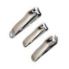 Baluue 3pcs Stainless Steel Nail Clippers Toenail Fingernail Clippers Wide Mouth Design for Thick Nails Easy to Use for Seniors and Home Use view 1