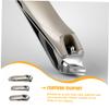 Baluue 3pcs Stainless Steel Nail Clippers Toenail Fingernail Clippers Wide Mouth Design for Thick Nails Easy to Use for Seniors and Home Use view 4