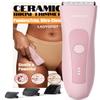 Bikini Trimmer for Women, Pain-Free Alternative to Epilators, Rechargeable Electric Shaver for Face, Pubic Hair, Underarms, and Legs  Waterproof and Portable view 1