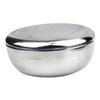 DEARMAMY Razor Accessory Kit Men's Shaving Bowl Stainless Steel Shaving Mug Shave Brushes for Men view 1