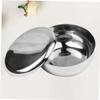 DEARMAMY Razor Accessory Kit Men's Shaving Bowl Stainless Steel Shaving Mug Shave Brushes for Men view 3