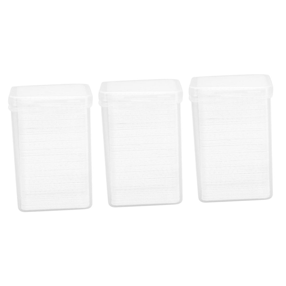 HAKIDZEL 600pcs Professional Eyelash Glue Wiping Cloths Lint Cotton Pads for Lash Extensions Essential Cleaning Supplies for Eyelash Grafting Safe for