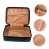 Beaupretty 14-Inch Travel Makeup Case Portable Cosmetic Organizer Suitcase Dividers Handheld Luggage for Women Stylish Storage for Makeup Artists and Travelers view 2