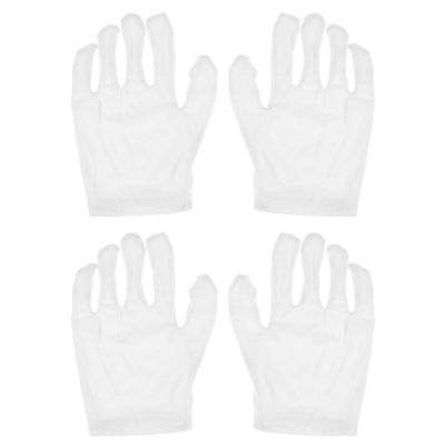 HAKIDZEL 2 Pairs of Cotton Bamboo Charcoal Moisturizing Spa Gloves Hydrating Exfoliating Mittens for Beauty Care for Dry Skin Treatment and Spa