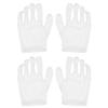 HAKIDZEL 2 Pairs of Cotton Bamboo Charcoal Moisturizing Spa Gloves Hydrating Exfoliating Mittens for Beauty Care for Dry Skin Treatment and Spa view 1