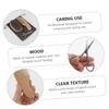 DEARMAMY 1set Beard Care Tool Kit Beard Scissors Comb and Brush for Gentle Grooming and Daily Use Lightweight and Portable for Men view 4
