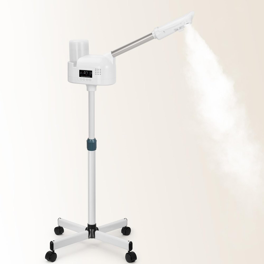 Professional Facial Steamer, Face Steamer Upgrade PTC Heating, Esthetician Steamer Hot Mist Facial Steamer for Salon Spa Beauty