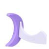 CTIRCHIU Bikini Trimmer for Women Crescent Shape Hair Removal Shaving Tool Plastic Silicone for Sensitive Areas Portable and Easy to Use view 3