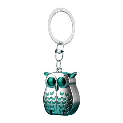 2025 Owl Keychain Nail Clipper - German Stainless Steel Foldable Mini Nail Clippers for Manicure & Pedicure, 2-in-1 Portable Travel Nail Cutter with Built-in Nail File (D)