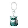 2025 Owl Keychain Nail Clipper - German Stainless Steel Foldable Mini Nail Clippers for Manicure & Pedicure, 2-in-1 Portable Travel Nail Cutter with Built-in Nail File (D) view 1