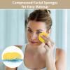 600 Pcs Compressed Facial Sponges for Estheticians - PVA Makeup Sponges Compact and Soft, Ideal for Daily Skincare and Makeup Application view 3