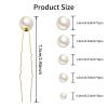 18 Piece Bridal Pearl Hair Pins Set,Elegant Wedding Hair Accessories for Women,Pearl Bobby Pins&U-Shaped Barrettes for Updo,Bridesmaid Hair Pearls view 2