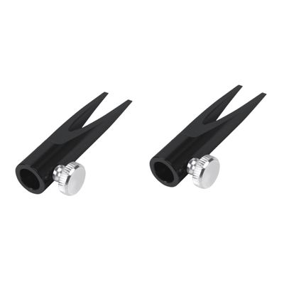 Ipetboom 2pcs Single Hole Eyebrow Pencil Sharpener Lightweight Aluminium Alloy Makeup Tool for Brow Pencils and Eyeliners Dual-Sided Slot Portable and for Travel and Office Use