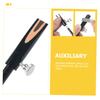 Ipetboom 2pcs Single Hole Eyebrow Pencil Sharpener Lightweight Aluminium Alloy Makeup Tool for Brow Pencils and Eyeliners Dual-Sided Slot Portable and for Travel and Office Use view 2