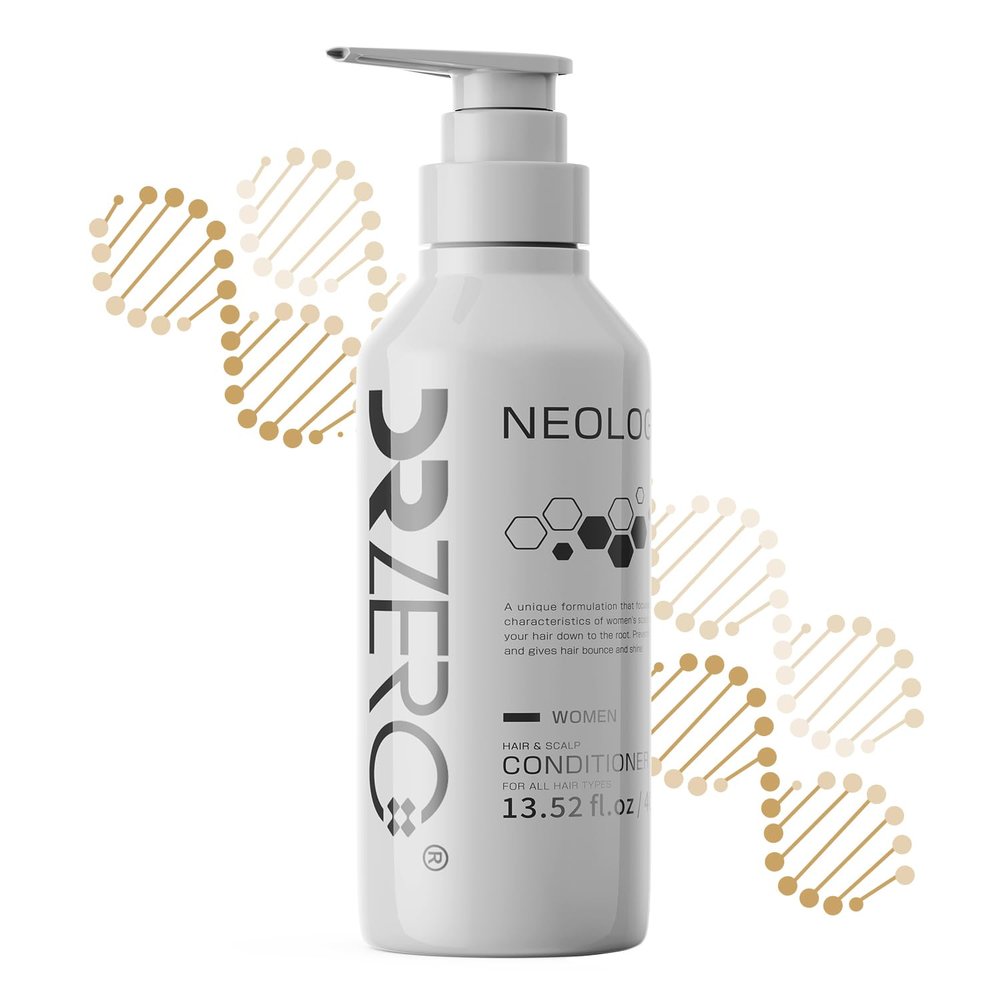 DR ZERO NEOLOGY Hair Growth Conditioner for Women, 13.5 oz, Volumizing Thickening & Anti Hair Loss Regrowth Treatment, Clinically Tested for Hair Thinning with Redensyl, Japanese Hair Care Products