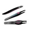 Beaupretty 2sets Stainless Steel Eyebrow Tweezers Ergonomic Design for Precise Eyebrow Grooming Compact and Lightweight Makeup Tool Multi-functional for Women view 2