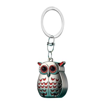 2025 Owl Keychain Nail Clipper - German Stainless Steel Foldable Mini Nail Clippers for Manicure & Pedicure, 2-in-1 Portable Travel Nail Cutter with Built-in Nail File (C)