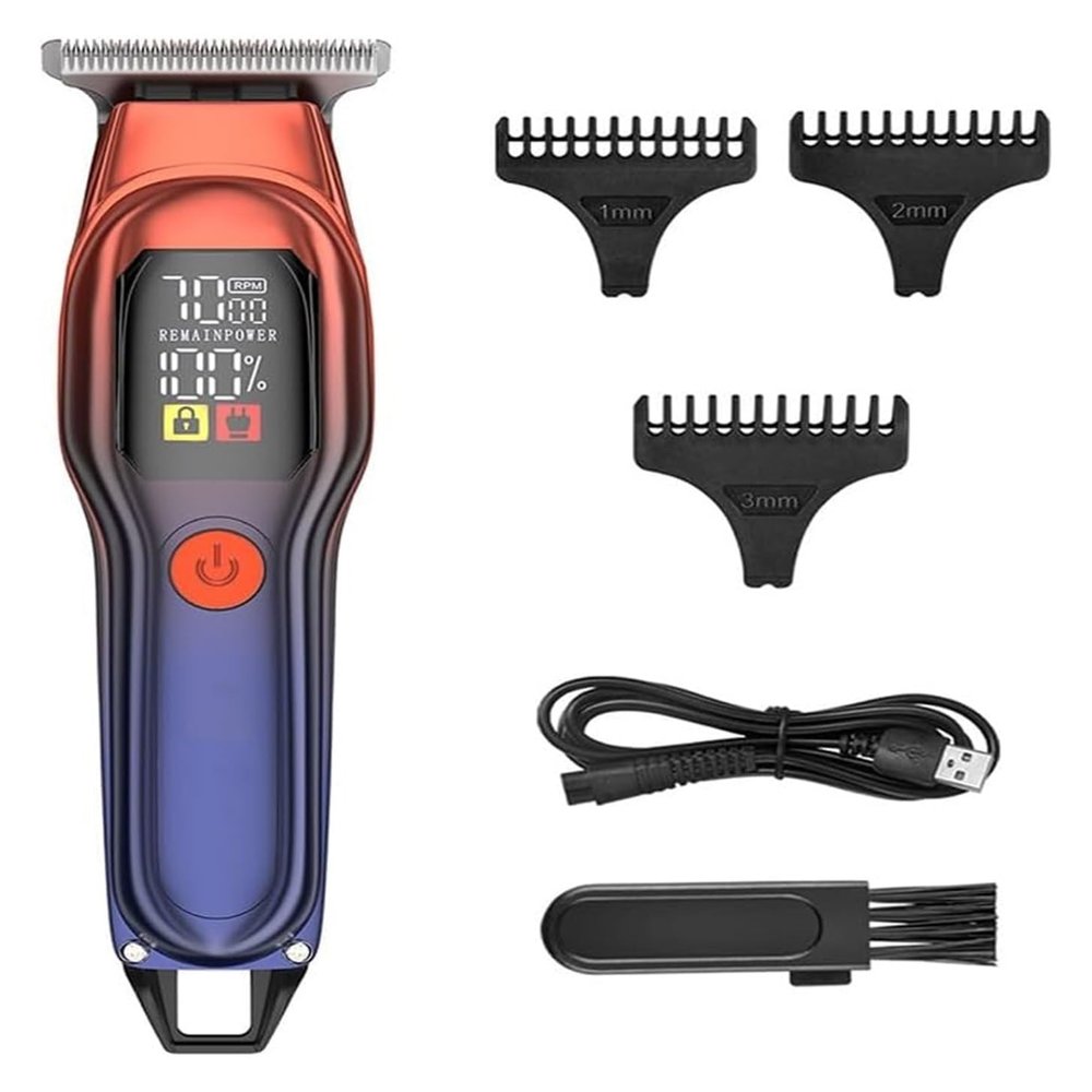 CSNBDMBBSH Beard Trimmer, Professional Hair Clippers, Home Speed Adjustable Electric Hair Clipper with Intelligent Digital Display Screen for Hair Cutting