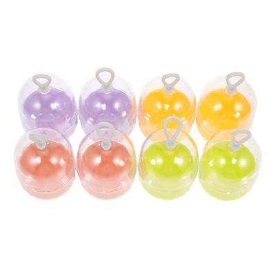 Healeved 8pcs Makeup Egg Holder Travel Case Hook Waterproof Beauty Sponge Storage Box for Travel Detachable Design for Easy Carrying