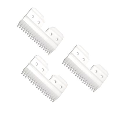 3Pcs Upgraded Precision 4 Holes 18 Teeths Blade Replacement for Wahl KM2 KM5 KM10, A5 Style Clippers