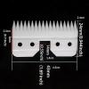 3Pcs Upgraded Precision 4 Holes 18 Teeths Blade Replacement for Wahl KM2 KM5 KM10, A5 Style Clippers view 4