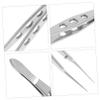 PACKOVE Alloy Steel Eyelid Tweezers Fine Tweezer Tongs for Meibomian Gland Expressor Eyelid Forceps for Women view 4